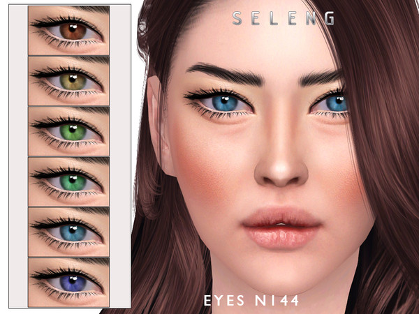 Sims 4 — Eyes N144 by Seleng — HQ compatible eyes with 15 colours. Allowed for all the ages. Enjoy!