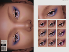 Sims 4 — Smokey Eyeliner | N78 by cosimetic — - Female - 10 Swatches. - Custom thumbnail. - You can find it in the makeup