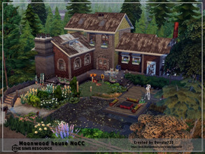 Sims 4 — Moonwood house NoCC by Danuta720 — This seemingly neglected house is very comfortable. Created for the wolf