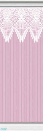 Sims 2 — Lace Walls - Stripes - Burgundy - 23 by maylynn55 — This wall is burgundy with a striped background. Made by