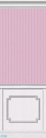 Sims 2 — Lace Walls - Stripes - Burgundy - Base A by maylynn55 — This wall is burgundy with a striped background. Made by