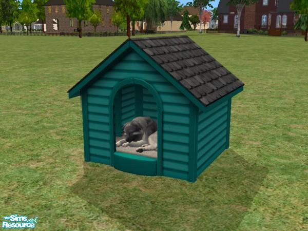 Sims 2 — Medium Value Pet House - Tropical Paradi by dddrake — Recolor of the medium value pethouse for Sim 2: Pets