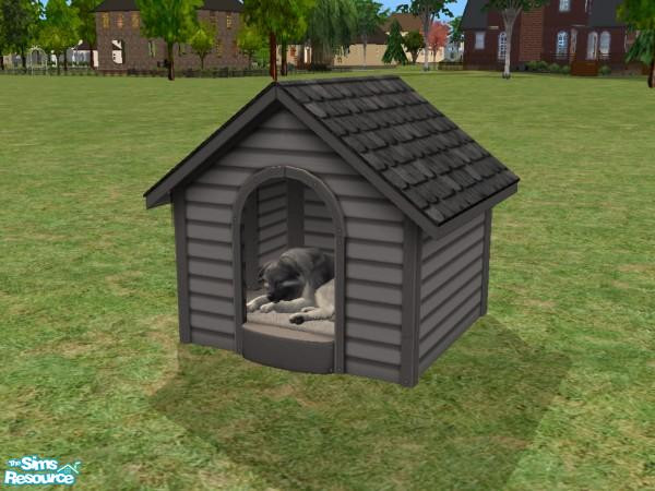 Sims 2 — Medium Value Pet House - Snow-Blind Whit by dddrake — Recolor of the medium value pethouse for Sim 2: Pets