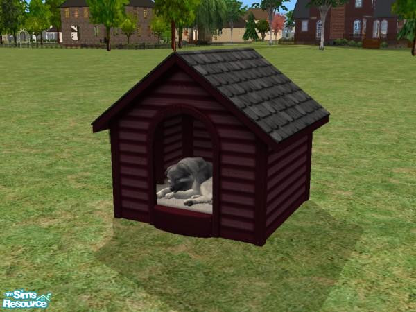 Sims 2 — Medium Value Pet House - Crimsonia by dddrake — Recolor of the medium value pethouse for Sim 2: Pets
