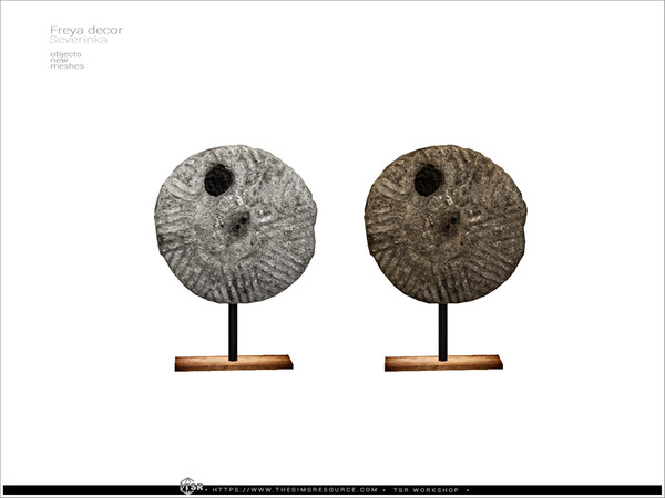 Sims 4 — Freya decor - millstone by Severinka_ — Millstone From the set 'Freya decor' Build / Buy category: Decor /
