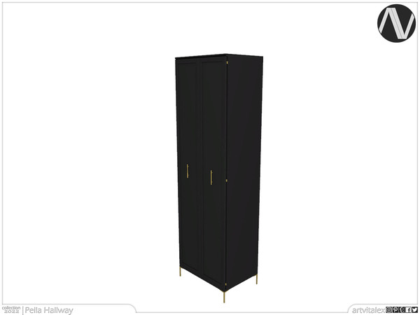 Sims 4 — Pella Shoe Closet With Two Doors by ArtVitalex — Hallway Collection | All rights reserved | Belong to 2022