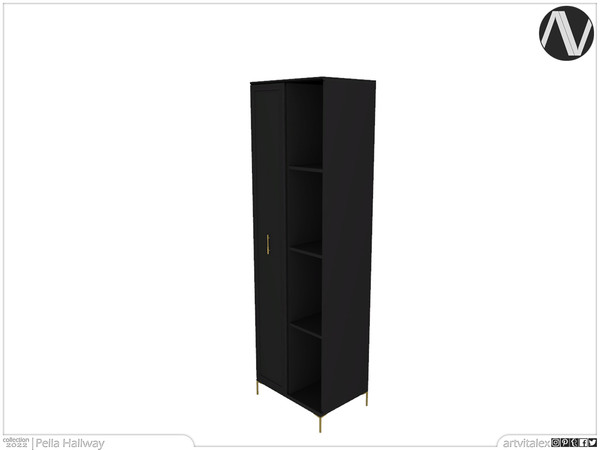 Sims 4 — Pella Shoe Closet With Shelves And A Doors Cabinet by ArtVitalex — Hallway Collection | All rights reserved |