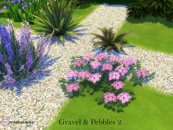 Sims 4 — Gravels and Pebbles 2 by Simshase2 — Terrain Paint with Gravels and Pebbles.