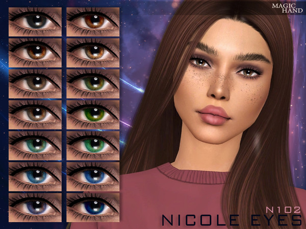 Sims 4 — Nicole Eyes N102 by MagicHand — Stunning eyes for males and females in 16 colors - HQ Compatible. Preview - CAS