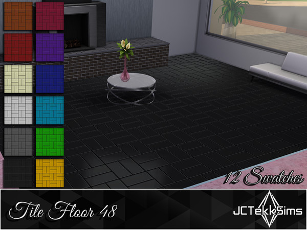 Sims 4 — Tile Floor 48 by JCTekkSims — Created by JCTekkSims.