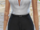 Sims 4 —  Kay Tattoo's set by thepaperdoll — A random set I decided to create. it's my first custom content regarding
