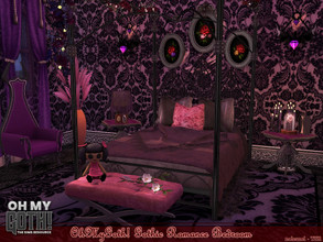 Sims 4 — OhMyGoth! Gothic Romance Bedroom / TSR CC Only by nolcanol — Gothic Romance Bedroom CC used! Please, read the