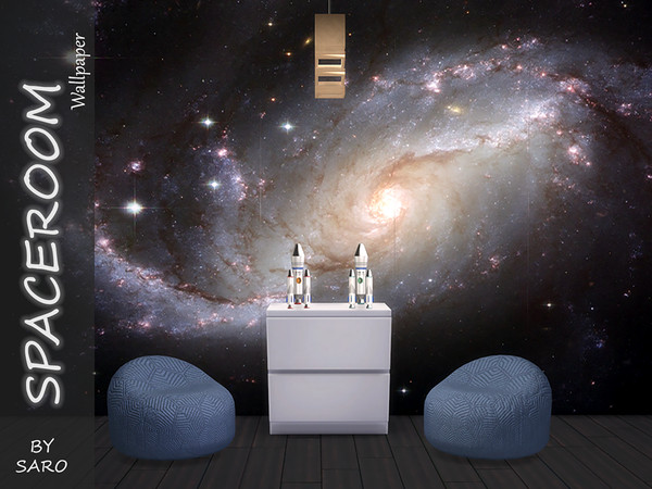 Sims 4 — space wallpaper by SSR99 — A wallpaper that creates an image of space.
