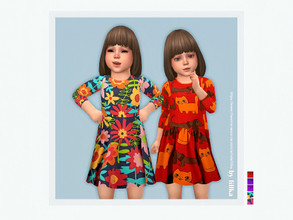 Sims 4 — Helen Dress by lillka — Helen Dress 5 swatches Base game compatible Custom thumbnail