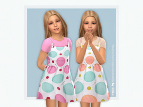 Sims 4 — Vicki Dress by lillka — Vicki Dress 6 swatches Base game compatible Custom thumbnail