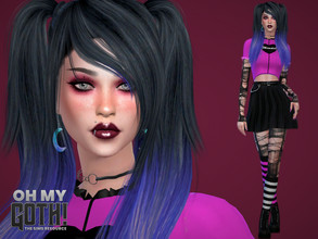 Sims 4 — Oh My Goth - Aura De Angelis by DarkWave14 — Download all CC's listed in the Required Tab to have the sim like