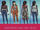 Sims 4 — Ursula,Please! - Part Two by FreeganCreations — 	Gather 'round, Boo-Boo! This set (part 2 of 2) has 2 Tops and 2