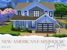 Sims 4 — New American Farm house by Chanel_Mari — New American Farmhouse Built on: - Brook Bungalow, Courtyard Lane,
