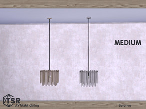 Sims 4 — Aytama Dining. Ceiling Light, medium by soloriya — Ceiling light, medium. Part of Aytama Dining. 2 color