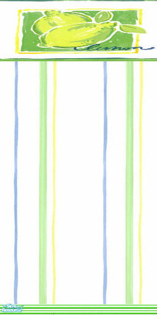 Sims 2 — Pastel Fruits - Individual Item by Astarta — Lime wallpaper by Astarta