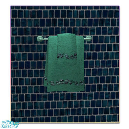 Sims 2 — Glimpse Bathroom - Towel large by Cloisonne — 