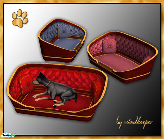 Sims 2 — Pet Pillow Fantastic V2 - mesh by Windkeeper — Modified version of Maxis Pet Pillow Fantastic - tent top