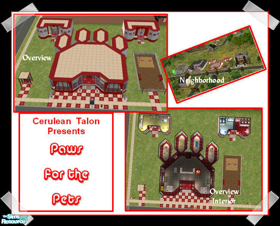 Sims 2 — Paws for the Pets by Cerulean Talon — Do you want to adopt a new pet? Does your pets lack the essentials, or