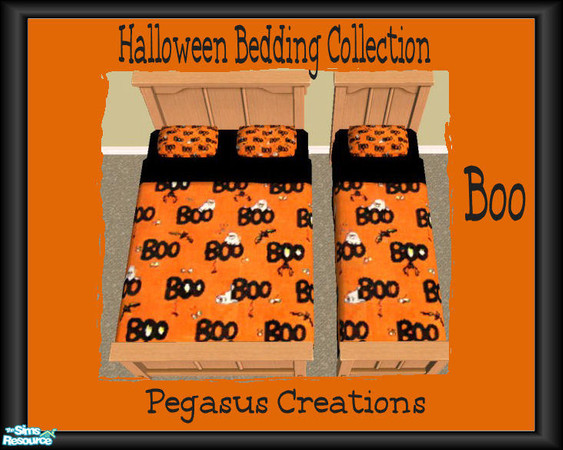 Sims 2 — HBC - Boo by pegasussims — Scare everyone with this Bedding. You sims will really love it.
