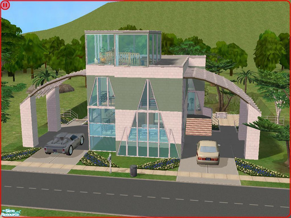Sims 2 — Eclipse Valley by daman19942 — Enjoy this fabulous modern lot right in the bottom of a lush valley. With a
