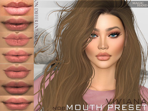 Sims 4 — Viviana Mouth Preset N08 by MagicHand — Soft lips for Teens to Elders (can be used on males too). Click on the
