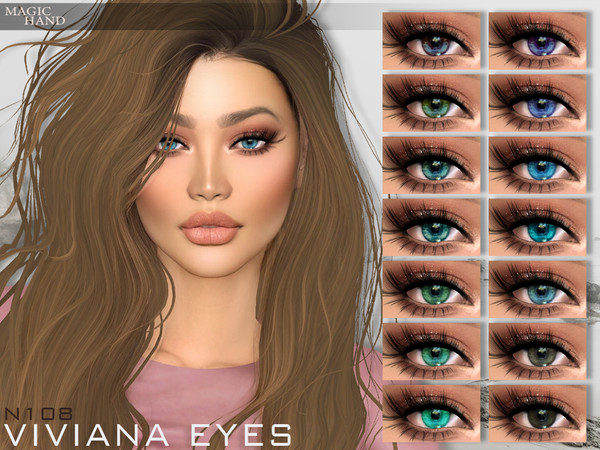 Sims 4 — Viviana Eyes N108 by MagicHand — Crystal eyes for males and females in 15 colors - HQ Compatible. Preview - CAS