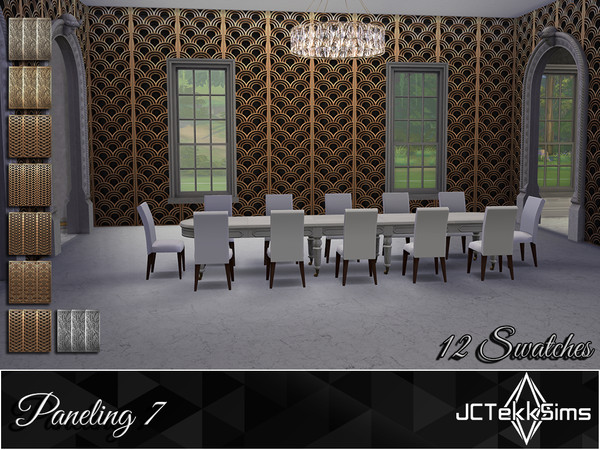 Sims 4 — Paneling 7 by JCTekkSims — Created by JCTekkSims.