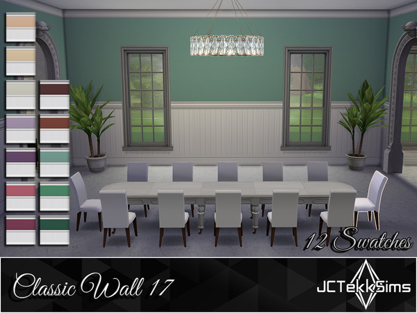 Sims 4 — Classic Wall 17 by JCTekkSims — Created by JCTekkSims.