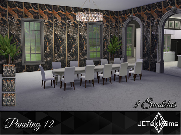 Sims 4 — Paneling 12 by JCTekkSims — Created by JCTekkSims.