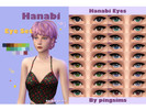 Sims 4 — Hanabi Eye Set_Nondefault by pingsims — `non-default eye colours `18 recolours total ` Suited for Toddler-Elder