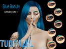 Sims 4 — Eyeshadow Glitter II by tudo_azul — 7 colors available. prohibited to re-post recolors only with permission