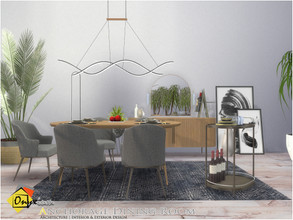 Sims 3 — Anchorage Dining Room by Onyxium — Onyxium@TSR Design Workshop Dining Room Collection | Belong To The 2022 Year