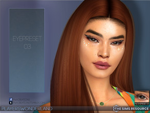 Sims 4 — Eye Preset 03 by PlayersWonderland — . Non default . 1 Style . Custom thumbnail . All ages . You can find it by