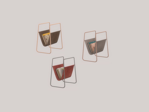 Sims 4 — Living Room Corner Magazine Rack by ung999 — Living Room Corner Magazine Rack Color Options : 3 Located at :