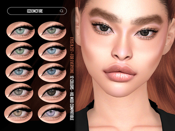 Sims 4 — IMF Eyes N.217 by IzzieMcFire — - Stand alone item with thumbnail - 12 colors - All ages and genders - HQ