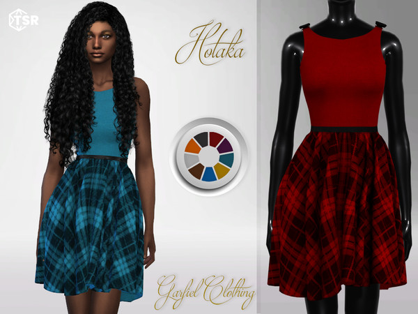 Sims 4 — Hotaka by Garfiel — - 11 colours - Everyday, party, formal - Base game compatible - HQ compatible