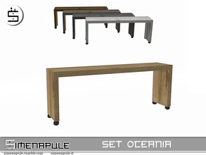 Sims 4 — Set Oceania - Over Bed Table by Simenapule — Set Oceania - Over Bed Table. 5 colors.