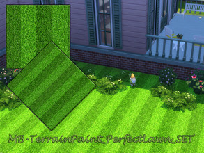 Sims 4 — TerrainPaint_PerfectLawn_SET by matomibotaki — MB-TerrainPaint_PerfectLawn_SET This is what a well-groomed lawn