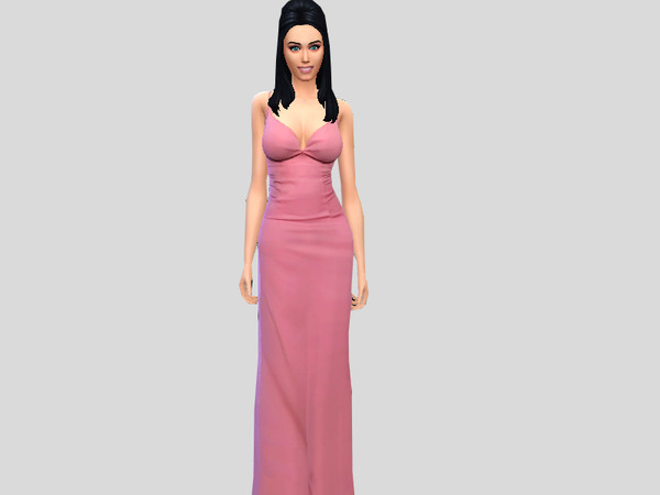 Sims 4 — Katy Perry's Golden Globes Dress by Cruzo — Katy Perry's Golden Globes Dress