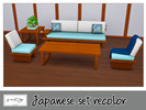 Sims 4 — Japanese set recolor by so87g — - Japanese bonsai: cost: 130$, 3 colors, you can find it in decor - plant -