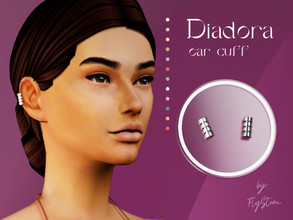 Sims 4 — "Diadora" ear cuff by FlyStone — Shiny ear cuffs for your pretty ears!)