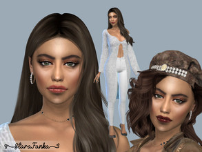 Sims 4 — Monica Albertini by starafanka — DOWNLOAD EVERYTHING IF YOU WANT THE SIM TO BE THE SAME AS IN THE PICTURES NO