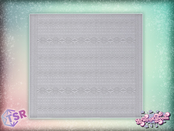 Sims 4 — Elna - Rug by ArwenKaboom — Base game object in multiple recolors. Find all items by searching