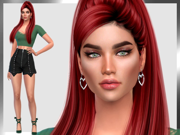Sims 4 — Eva Ranieri by DarkWave14 — Download all CC's listed in the Required Tab to have the sim like in the pictures.