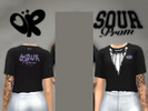 Sims 4 — Olivia Rodrigo - Sour Prom Crop Top by mhmattman — "Not Cool, Not Smart, Can't Even Parallel Park." A